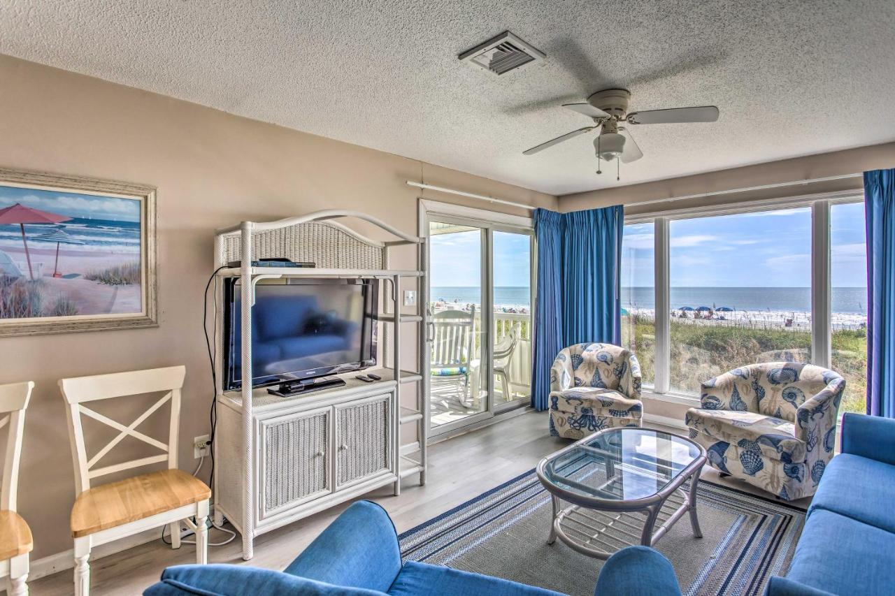 Sunny Windy Hill Beachfront Condo With Private Patio Myrtle Beach Exteriér fotografie