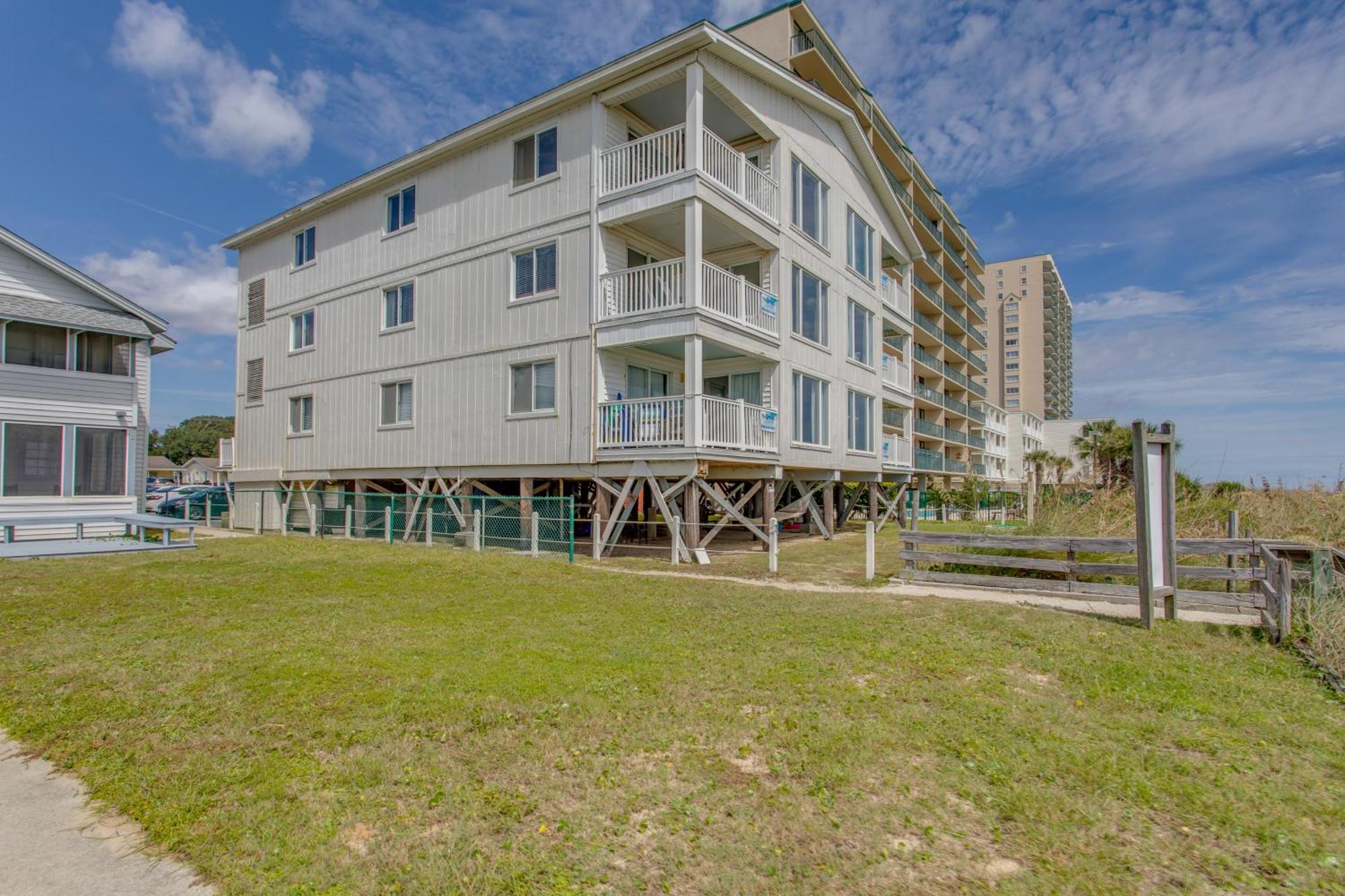 Sunny Windy Hill Beachfront Condo With Private Patio Myrtle Beach Exteriér fotografie