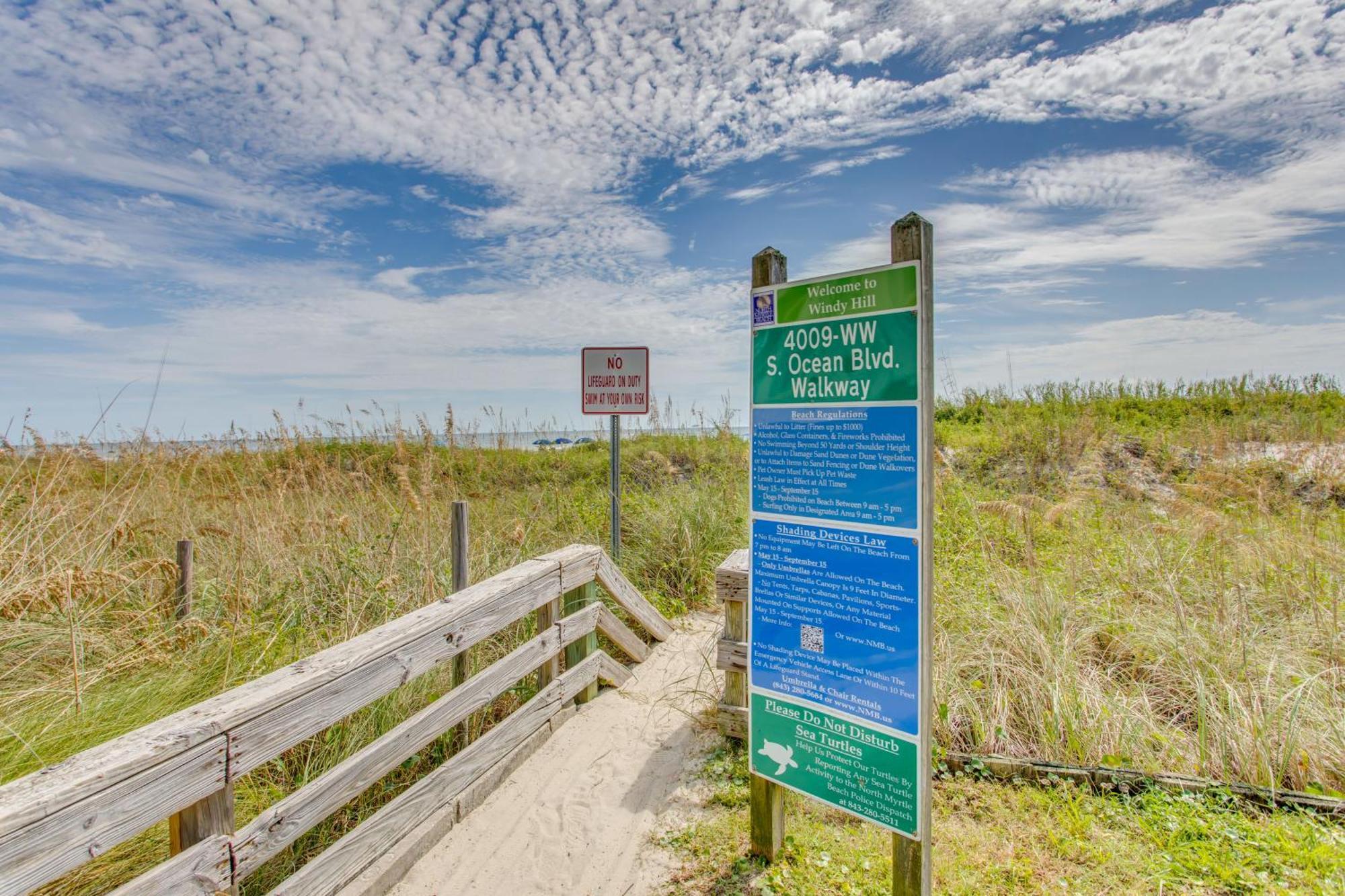 Sunny Windy Hill Beachfront Condo With Private Patio Myrtle Beach Exteriér fotografie